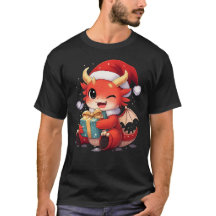 Camiseta divertida de dragón bebé lindo con regalo