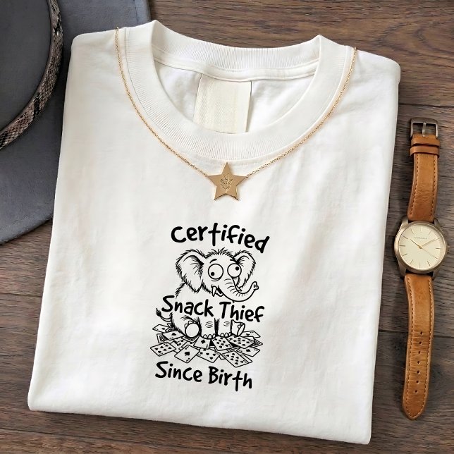 Camiseta divertida de elefante salvaje (Subido por el creador)