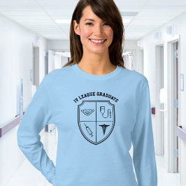 Camiseta divertida de enfermera Liga de V.