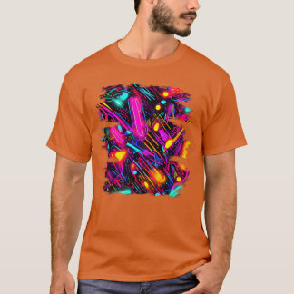 Camiseta divertida de estilo neón UV Glow Party Ra