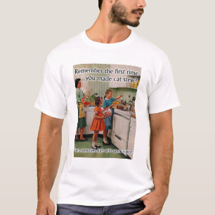 Camiseta Divertida de Estofado de Gato Humor