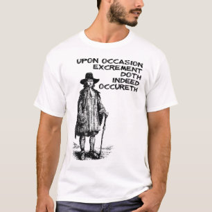 Camiseta Divertida de Excremento