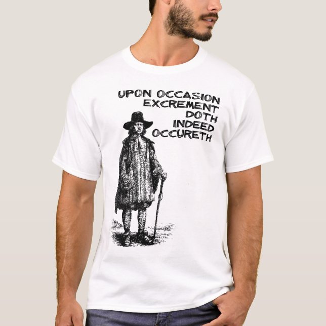 Camiseta Divertida de Excremento (Anverso)