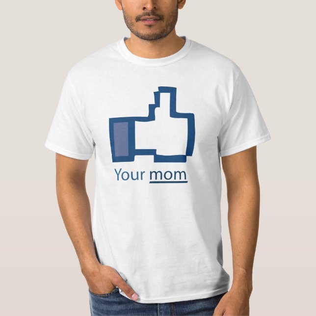 Camiseta divertida de Facebook (Anverso)