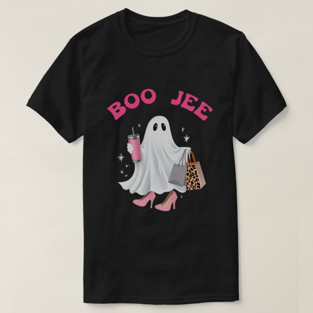 Camiseta divertida de fantasma Boo-Jee - Boujee Ha (Diseño del anverso)