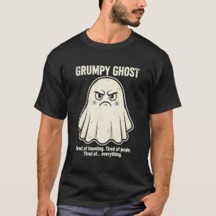 Camiseta divertida de fantasma gruñón de Halloween