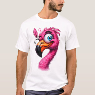 Camiseta Divertida de Flamenco – Estilo Brillante 