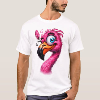 Camiseta Divertida de Flamenco – Estilo Brillante 
