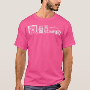 Camiseta divertida de fotografía Evolución de la c