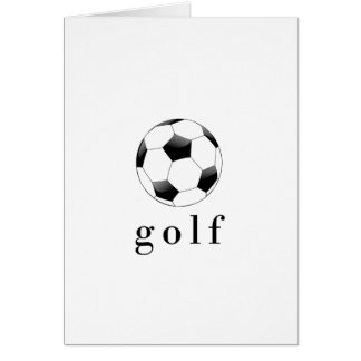 Camiseta divertida de fútbol de golf