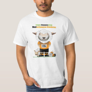 Camiseta divertida de fútbol de Woolverhampton Blu