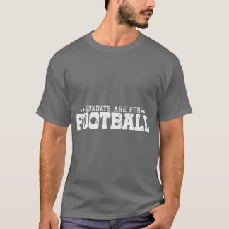 Camiseta divertida de fútbol del domingo