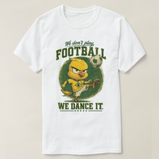 Camiseta divertida de fútbol para fanáticos de Bra