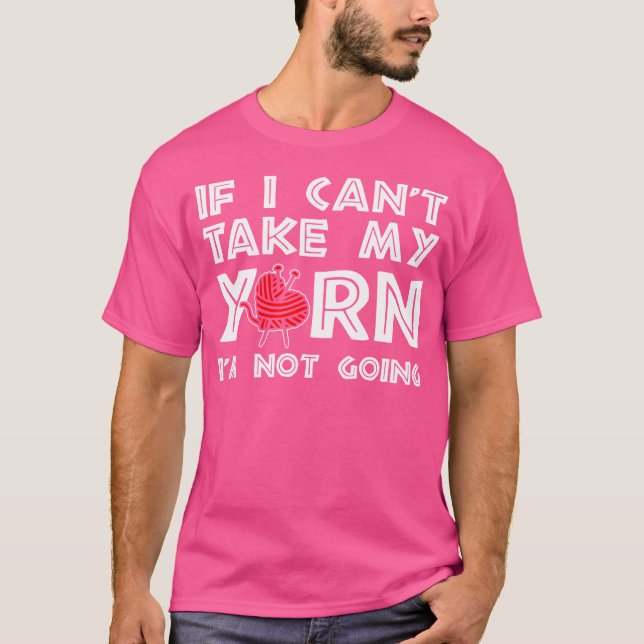 Camiseta Divertida De Ganchillo Para Tejer Y Hacer (Anverso)