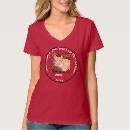 Camiseta divertida de gato con la foto de gato y t