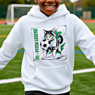 Camiseta divertida de gato de fútbol – Regalo para