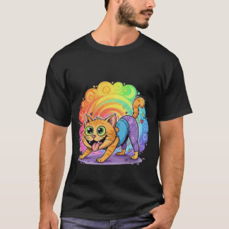 Camiseta divertida de gato de yoga: regalo para am