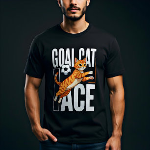 Camiseta divertida de gato futbolista - Regalo div