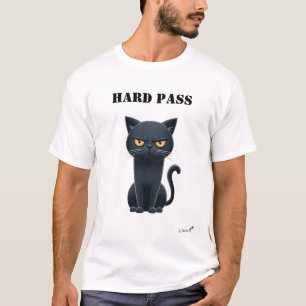 Camiseta divertida de gato malhumorado con Hard Pa