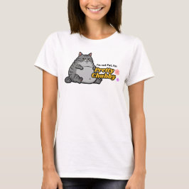 Camiseta Divertida de Gato Mujer - No Estoy Gorda,