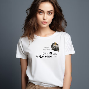 Camiseta divertida de gato perezoso