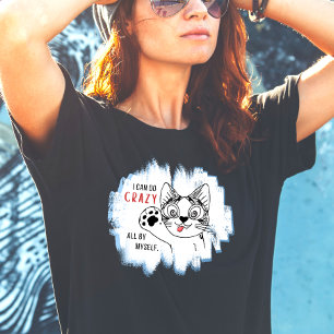 Camiseta divertida de gatos