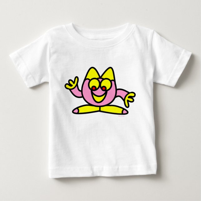 Camiseta divertida de gatos de bebé (Anverso)