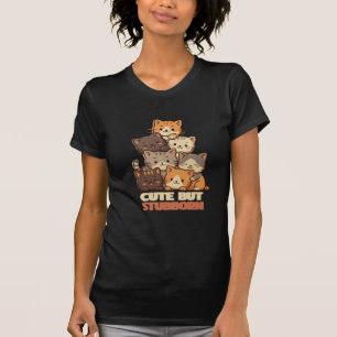 Camiseta divertida de gatos lindos pero tercios ap