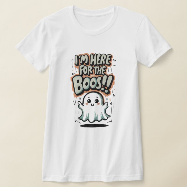 Camiseta divertida de Ghost Halloween (Distribución)