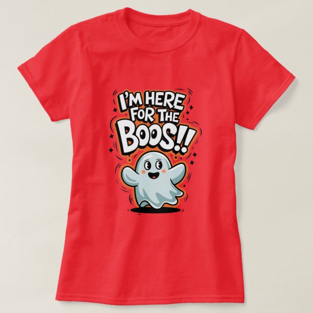 Camiseta divertida de Ghost Halloween (Diseño del anverso)