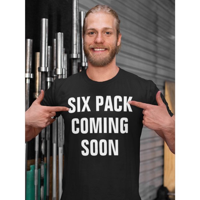Camiseta divertida de gimnasio: Seis paquetes próx (Funny gym shirt)