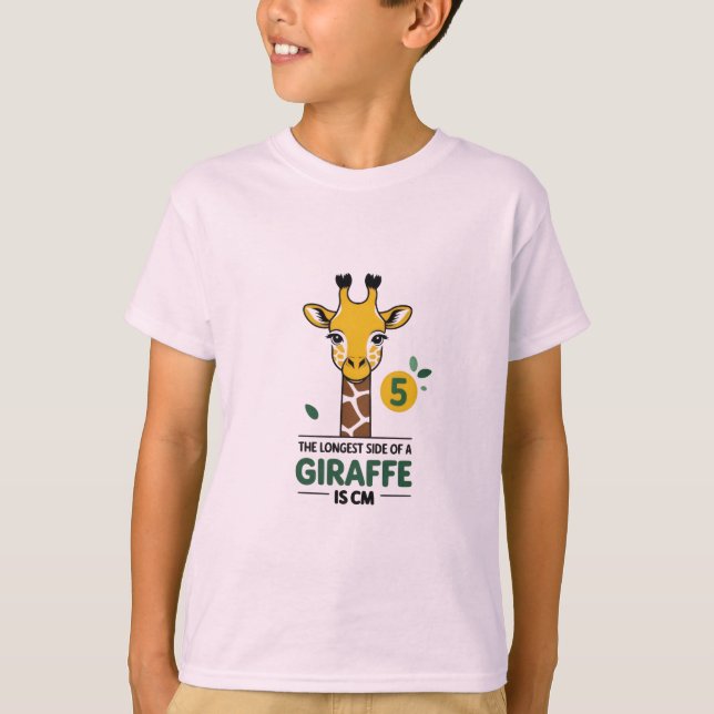 Camiseta divertida de Giraffe (Anverso)