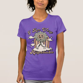 Camiseta divertida de girasol