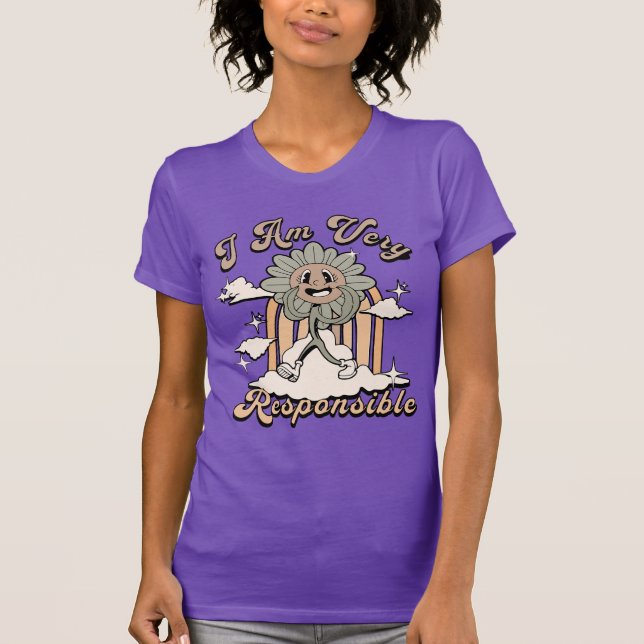 Camiseta divertida de girasol (Anverso)