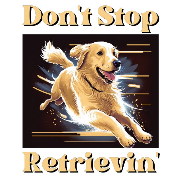 Camiseta divertida de Golden Retriever | Parodia d (Subido por el creador)