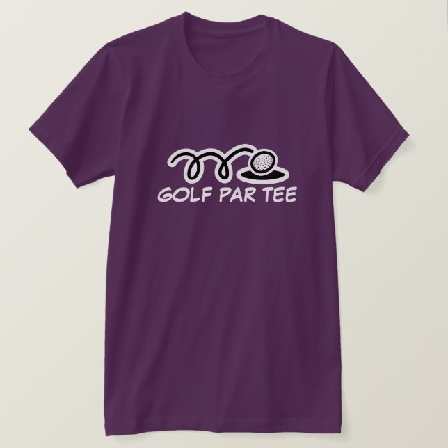 Camiseta divertida de golf (Anverso del diseño)