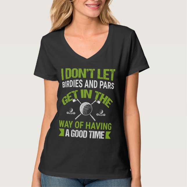 Camiseta divertida de golf (Anverso)