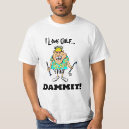 Camiseta divertida de golf