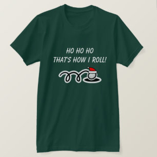 Camiseta divertida de golf de Navidad Así es com