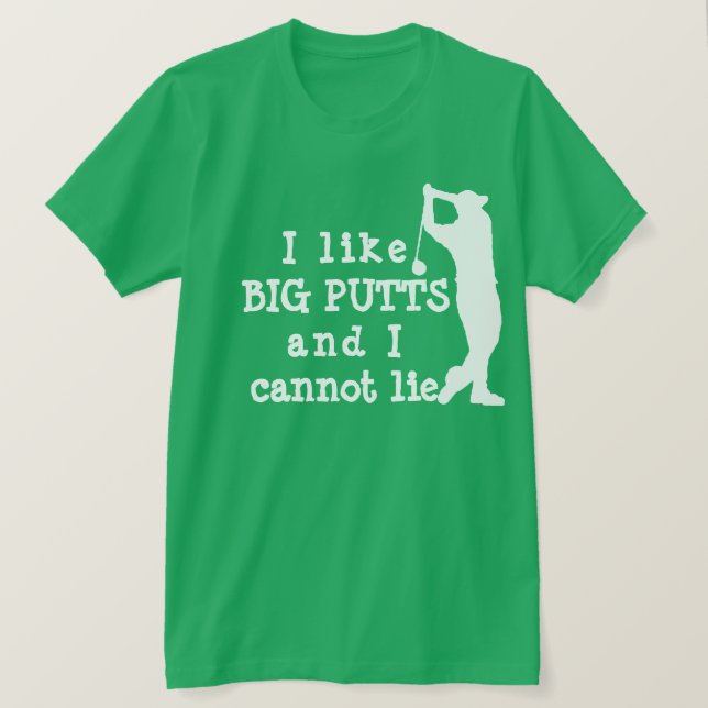 Camiseta divertida de golf - Me Gusta El Pun Tee B (Anverso del diseño)