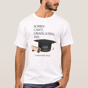 Camiseta Divertida de Graduación Clase de 2024 Reg