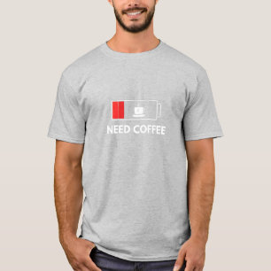 Camiseta divertida de gráfica para amante del café