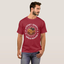 Camiseta Divertida de Halloween con Calabaza de la