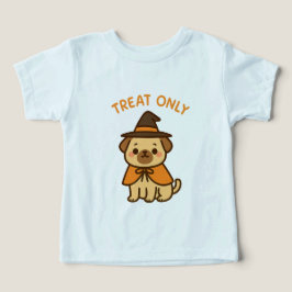 Camiseta divertida de Halloween con perro de dibuj