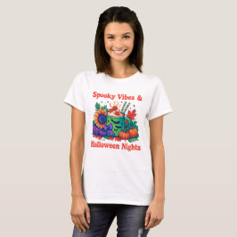 Camiseta divertida de Halloween con vibraciones es