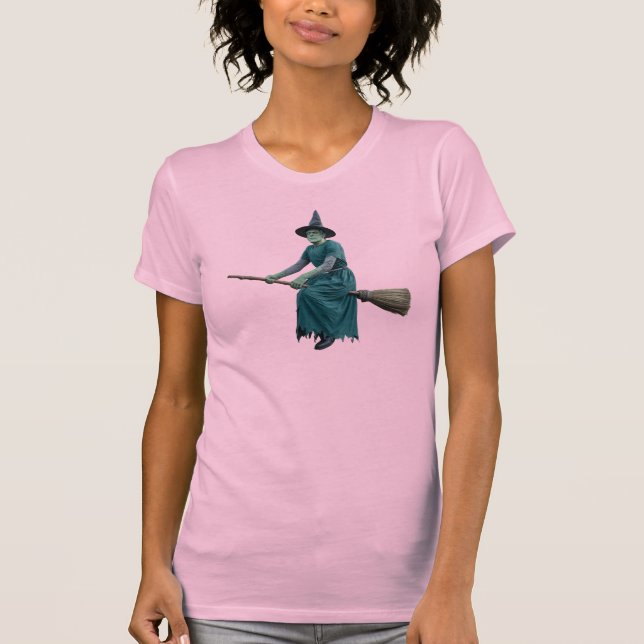 Camiseta divertida de Halloween de bruja de Franke (Anverso)