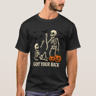 Camiseta divertida de Halloween de esqueleto, hues