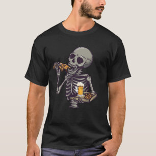 Camiseta divertida de Halloween de esqueleto para 