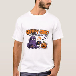 Camiseta divertida de Halloween de fantasma gruñón
