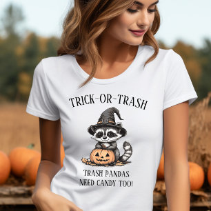 Camiseta divertida de Halloween de mapache